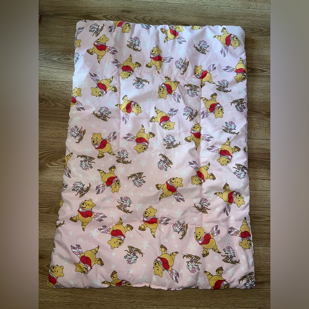 38”x26” disney winnie the pooh comforter bedding pink girl baby nursery kids